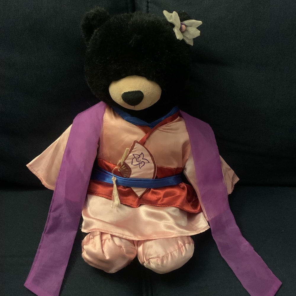 Build-A-Bear with Mulan Costume like new!